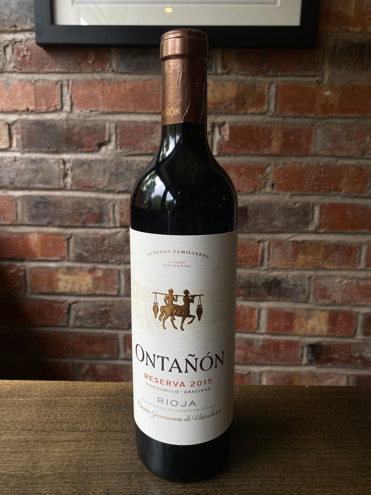 Ontanon Rioja Reserva 2015 (Spain)