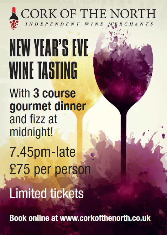 2025 NEW YEAR’S EVE WINE TASTING at HEATON MOOR