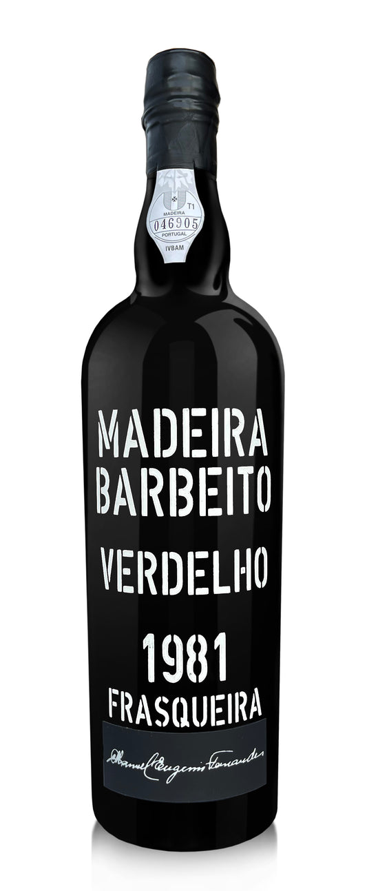 Barbeito Madeira Verdelho Frasqueira 1981